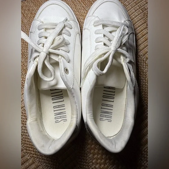 Santa Lolla Floater Lux White Sneakers,Tennis Shoes,Women's Size US 7 - Picture 5 of 11